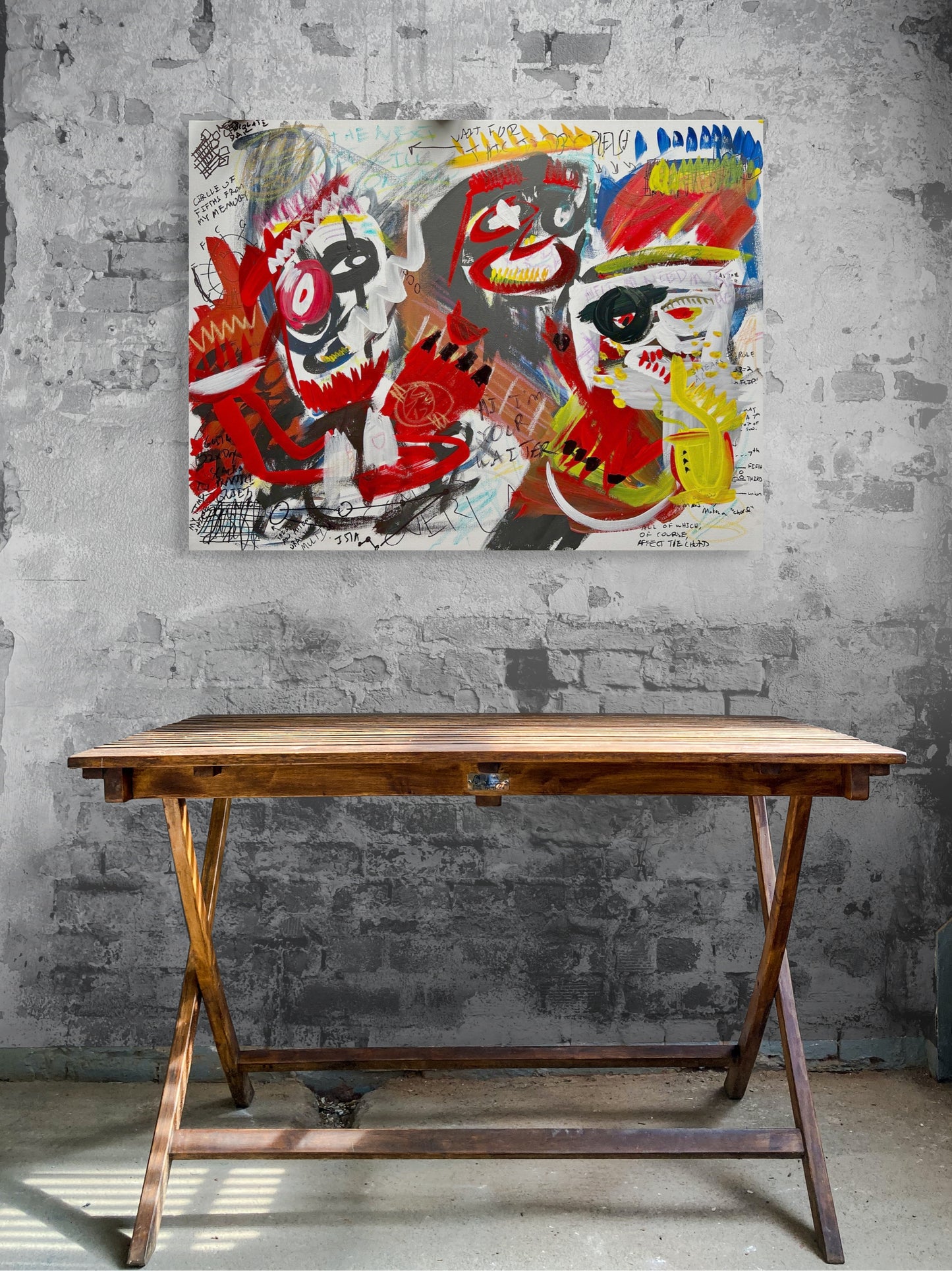A Rendition on the Three Musicians