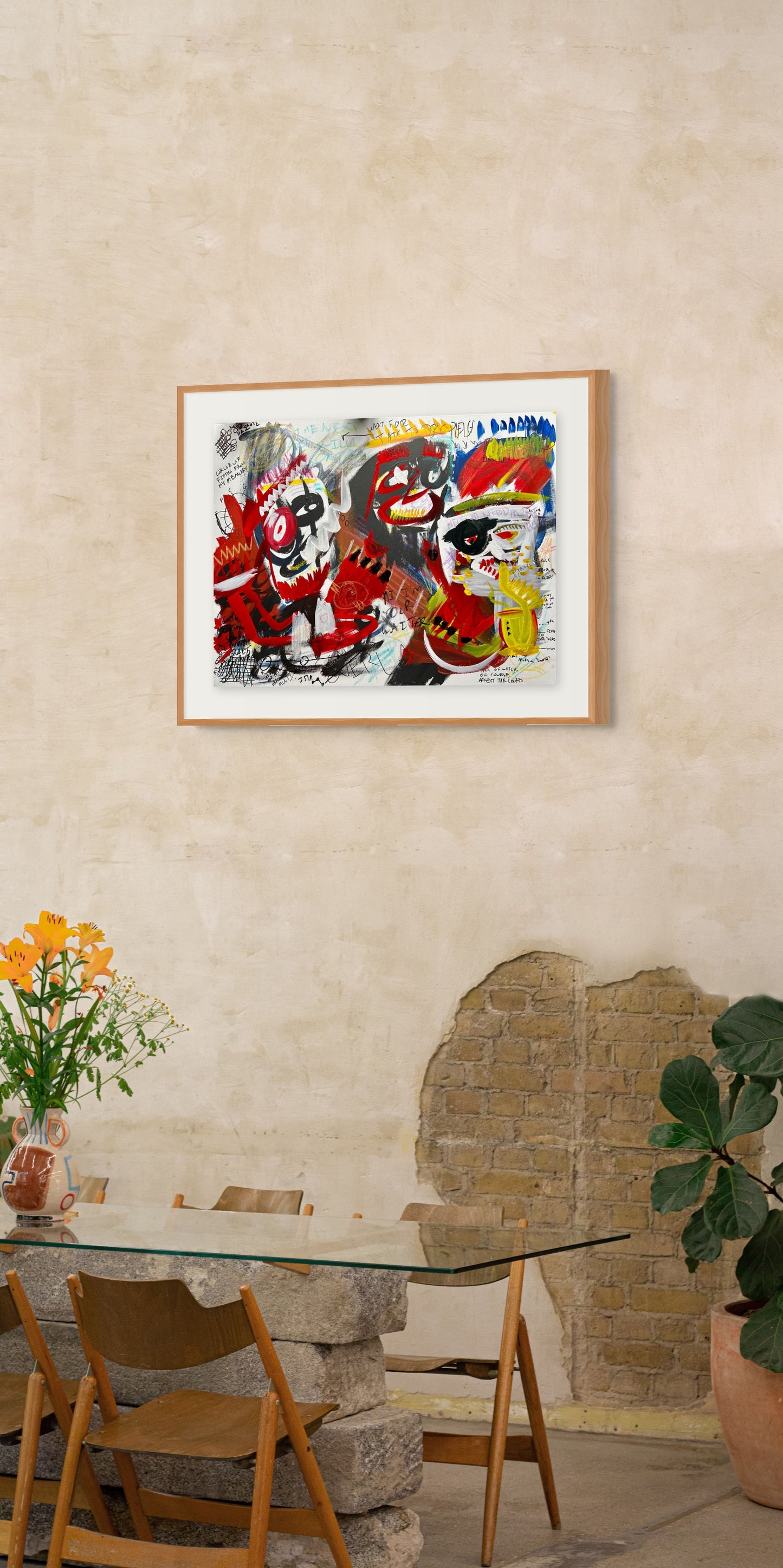 A Rendition on the Three Musicians