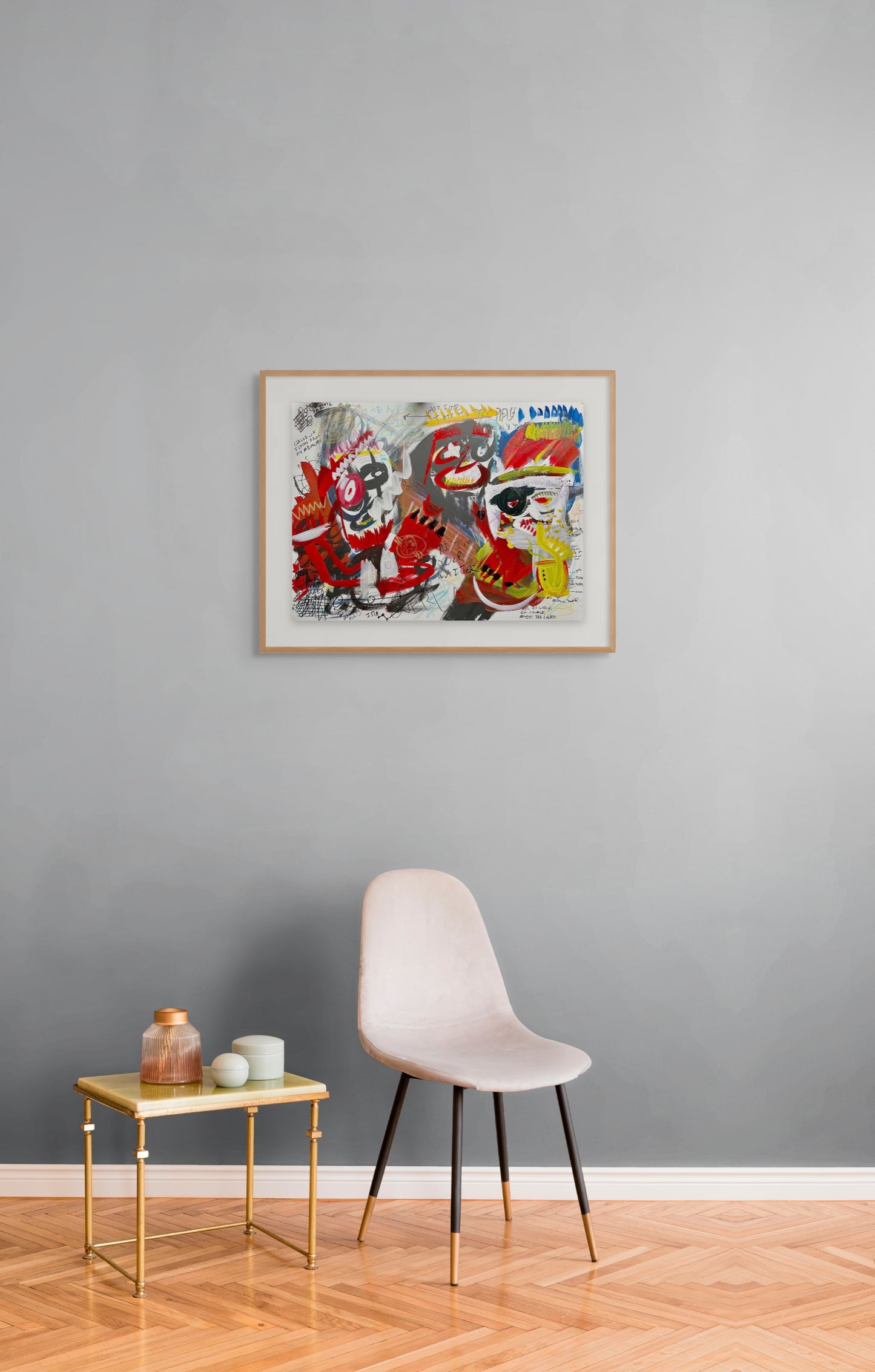 A Rendition on the Three Musicians