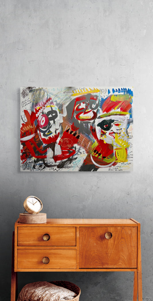 A Rendition on the Three Musicians